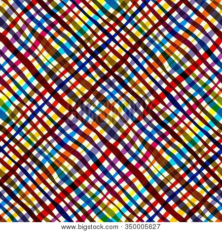 Geometric Abstract Pattern In Low Poly Style.