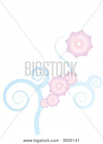 Fiori rosa chiaro