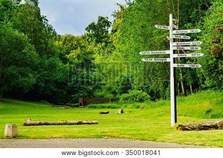 Gdynia, Poland - June 27, 2019: Picnic Area Polanka Redlowska In Gdynia City. Rest Place On Sea Coas