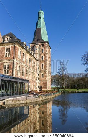 Raesfeld, Germany - April 01, 2019: Tower Of The Castle In Raesfeld, Germany
