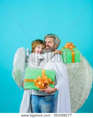 Little Angel Boy Gives Image & Photo (Free Trial) | Bigstock
