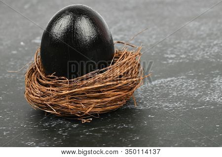 Dark Eggs. Black Easter Concept. Black Eggs. Easter For Black People.