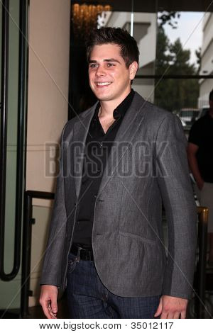 LOS ANGELES - 27 lipca: Jared Abrahamson przybywających na 2011 TCA Summer Press Tour - Hallmark Channe