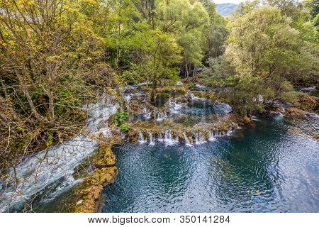 Waterfall In Martin Brod - Una National Park, Bihac, Bosnia And Herzegovina, Europe