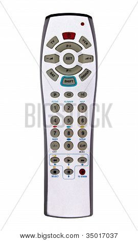 Sølv-TV/DVD/VCR fjernbetjeningen