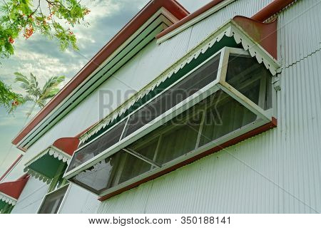 Vintage Colonial Window