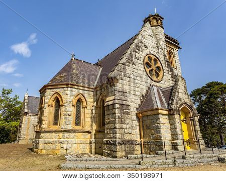 Façade Of The Anglican Church Of All Saints, Built In 1881 In The Village Of Bodalla, Nsw, Australia