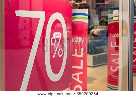 Sale Sign 70 Percent Image Photo Free Trial Bigstock