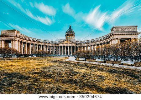 Kazan Temple - Greatest Architectural Creation. Saint Petersburg.