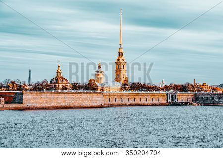 Peter And Paul Fortress And Tomb. Saint Petersburg. Russia.