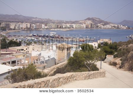 Stranden i Puerto De Mazarron