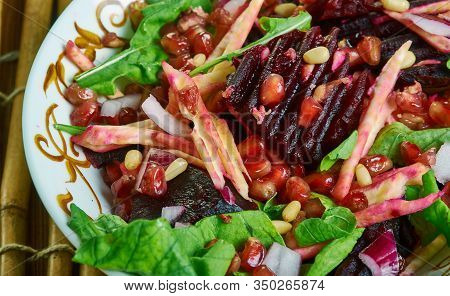 Sukkot Salad, Traditional Ashkenazic Israel  Recipe Close Up