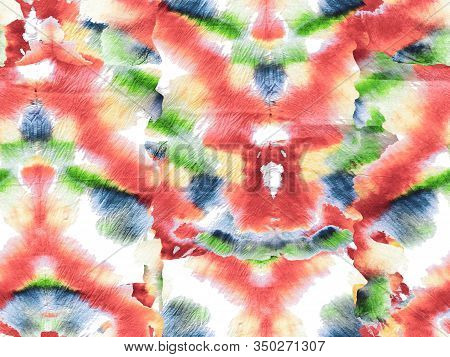 Kilim Native Background. Ikat Geometric Swimwear Pattern. Gold Yellow Rectangle Geo Rapport. Ethnic 