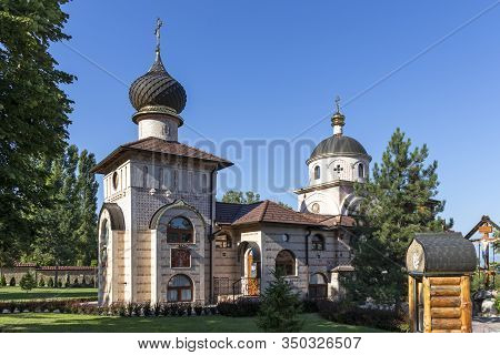 Lesje, Serbia - - August 11, 2019: Lesje Monastery Of The Blessed Virgin Mary, Sumadija And Western 