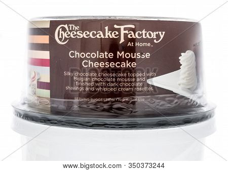 Winneconne,  Wi - 11 February 2020:  A Package Of The Cheesecake Factory Chocolate Mouse Cheesecake 