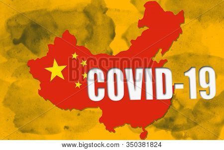 Wuhan Coronavirus 2019-ncov Concept. An Outbreak Occurs In Wuhan, China. 3d Rendering