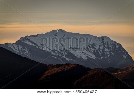 Mount Grigna Above Lecco Italy. East Side