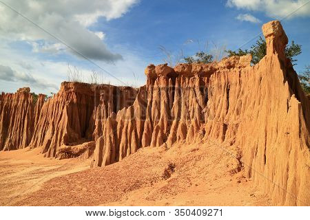 Lalu Or Thailand Canyon, Amazing Natural Phenomenon In Ta Phraya National Park, Sa Kaeo Province, Th