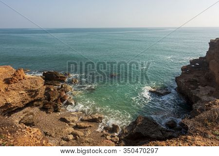 The Coast In Vinaroz On A Clear Day, Costa Azahar