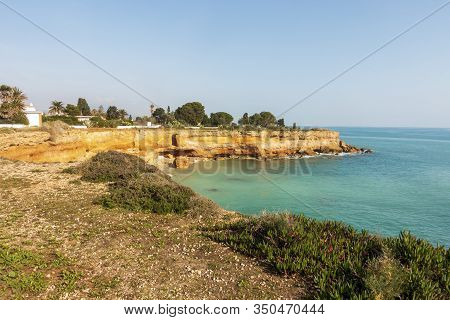 The Coast In Vinaroz On A Clear Day, Costa Azahar