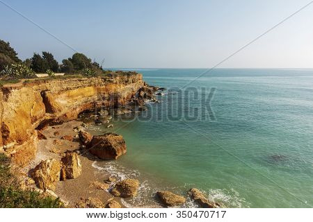 The Coast In Vinaroz On A Clear Day, Costa Azahar