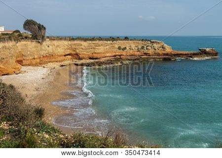 The Coast In Vinaroz On A Clear Day, Costa Azahar