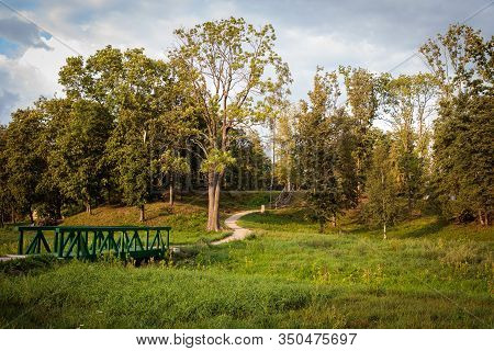 Upyte Mound (cicinskas Hill), Famous Geological Landmark In Panevezys District, Lithuania