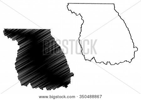 Jackson County, Colorado (u.s. County, United States Of America,usa, U.s., Us) Map Vector Illustrati
