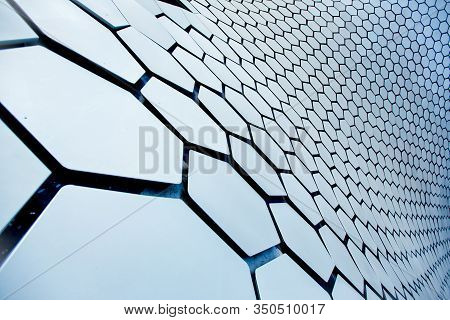 September, 2017, Mexico, Texture Of The Building Soumaya