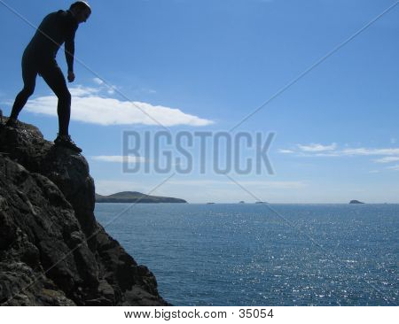 Cliff Jumping In West Wales