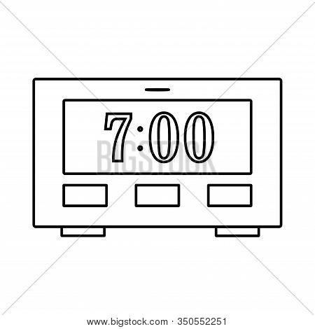 Detailed Illustration Of A Bright Themed Countdown Timer.