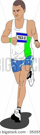 LÃ¤ufer im Wettbewerb