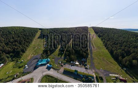 Aerial View Of Mountain 
