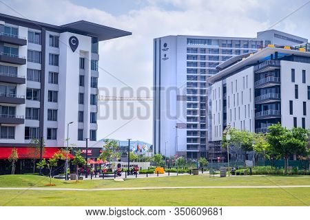 Pretoria, South Africa, 29th January - 2020: Newly Built Apartment Buildings Surrounded By Landscapi