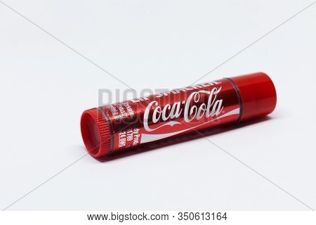 Umea, Norrland Sweden - February 6, 2020: Lip Gloss From Famous Brand