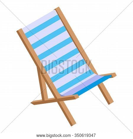 Hammock Chair Icon. Isometric Of Hammock Chair Vector Icon For Web Design Isolated On White Backgrou