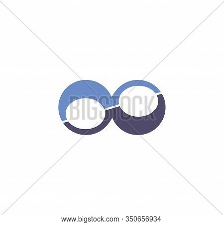 Infinity Sign Icon On Background For Graphic And Web Design. Creative Illustration Concept Symbol Fo