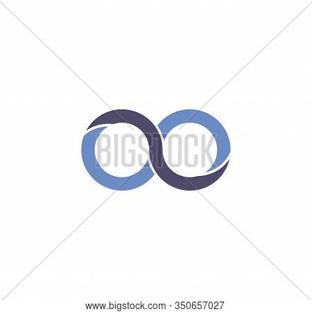 Infinity Sign Icon On Background For Graphic And Web Design. Creative Illustration Concept Symbol Fo