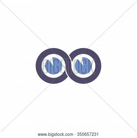 Infinity Sign Icon On Background For Graphic And Web Design. Creative Illustration Concept Symbol Fo