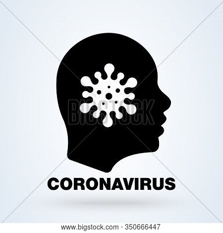 Coronavirus Icon. Corona, Virus Symbol. Pandemics, Pathogen, Epidemic Icon. Biological Hazard, Bioha