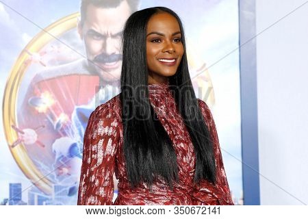 LOS ANGELES - JAN 12: Tika Sumpter at the Sonic The Hedgehog Special Screening at the Regency Village Theater on February 12, 2020 in Los Angeles, California