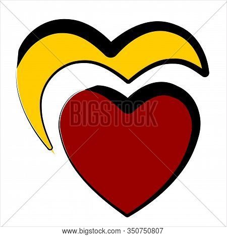 Love Icon. Love Icon Isolated On White Background. Love Icon Eps. Love Icon Image. Love Icon Logo. L