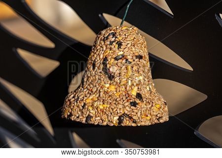 Bell From Various Grains, A Delicacy For All The Birds In The Garden