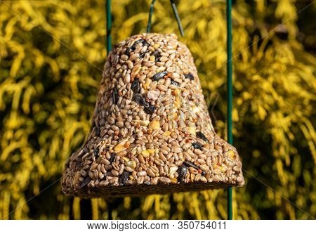 Bell From Various Grains, A Delicacy For All The Birds In The Garden