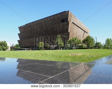 Washington D.c., Usa - June 3, 2019: National Museum Of African American History And Culture.