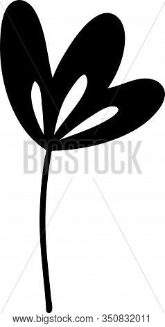 Abstract Doodle Single Floral Element For Decoration Patterns, Wrapping Paper, Wallpaper, Cards, Inv