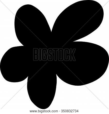 Abstract Doodle Single Floral Element For Decoration Patterns, Wrapping Paper, Wallpaper, Cards, Inv