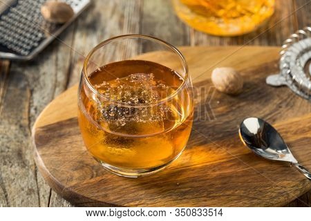 Homemade Refreshing Rum Bumbo Cocktail