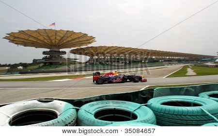 F1 kører Sebatian Vettel