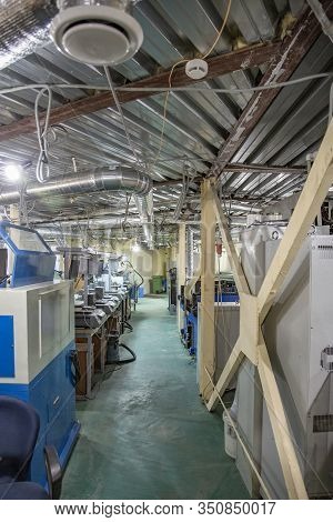 Industrial Workshop Of The Factory For The Production Of Wristwatches